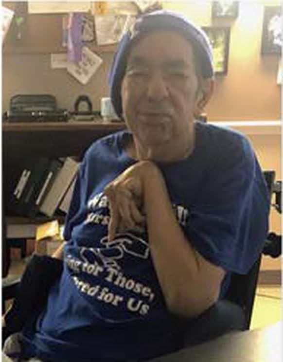 Older adult participating in usability and accessibility testing.